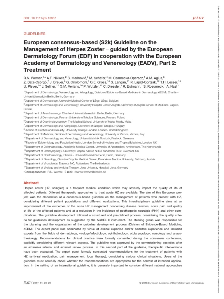 Acad Dermatol Venereol - 2016 - Werner - European consensus%E2%80 ...
