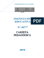 Carpeta Pedagogica 2015