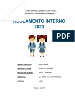 Reglamento Interno Humberto Arandia 2023-1