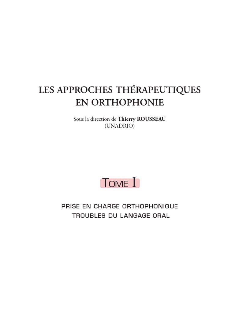 TOME 1 Langage Oral, PDF, Voyelle