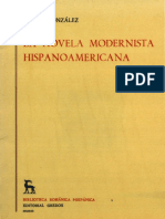 GONZALEZ Anibal La Novel Modernista Hispanoamericana