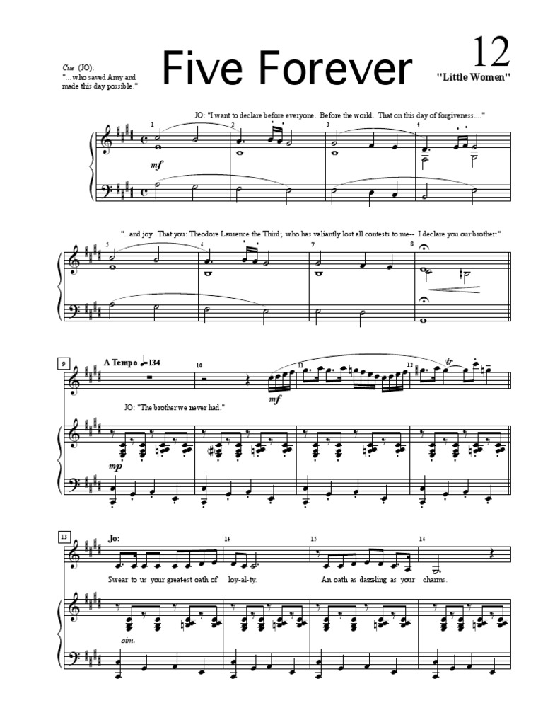 Little Women-Five Forever-SheetMusic365 2 | PDF