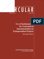 2008 Inclinometers Transportation Projects