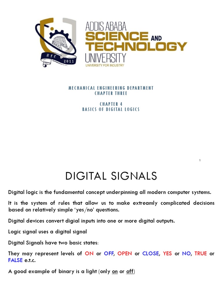 Lec - 4-Basic Digital Logic | PDF | Logic Gate | Teaching Mathematics