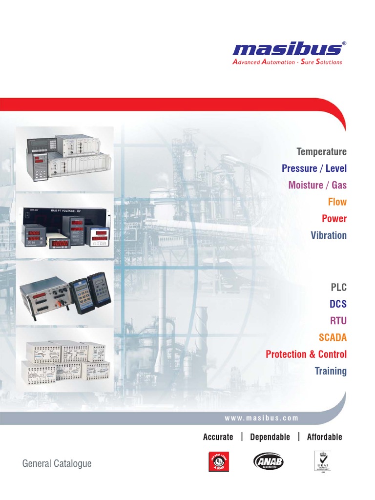 Masibus Signal Isolator Catalogue | PDF | Calibration | Automation