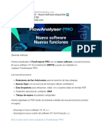 FlowAnalyser PRO - Nuevo Software Disponible ?