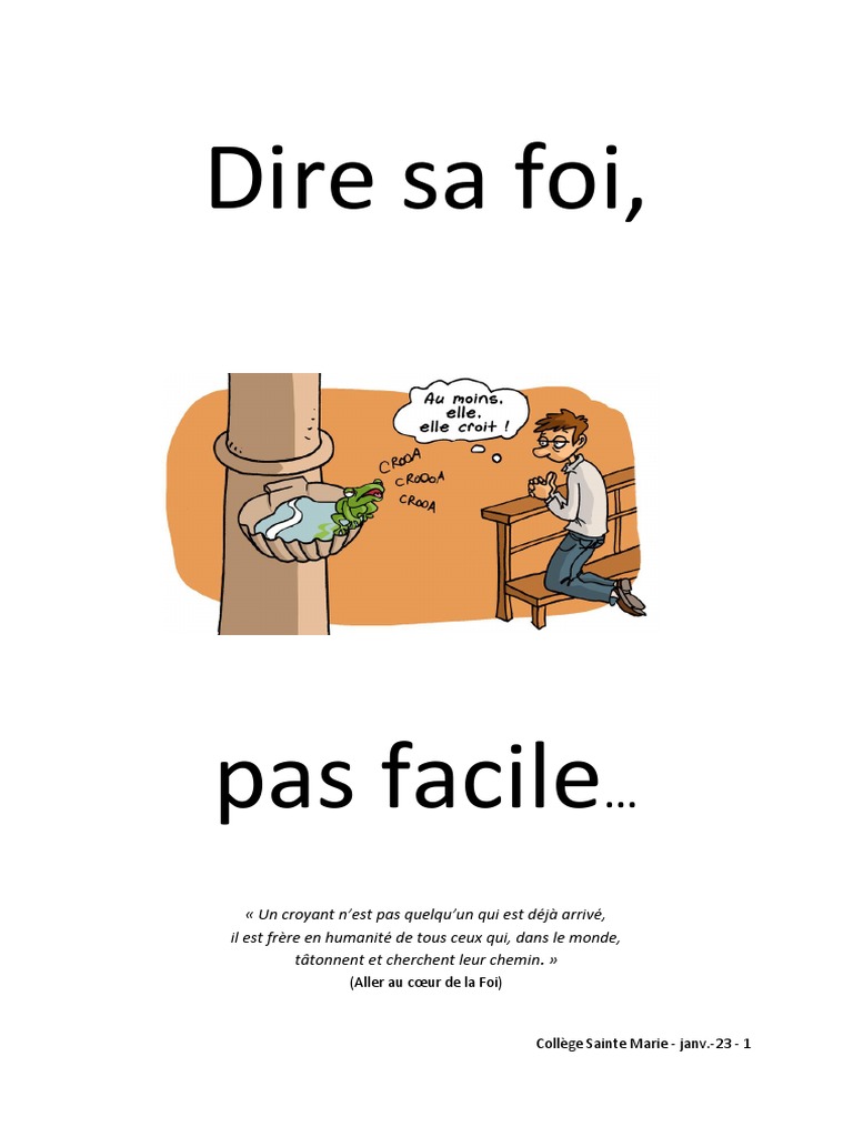 Comprendre le Credo : Symbole de Foi Chrétienne | PDF | Jésus | Dieu