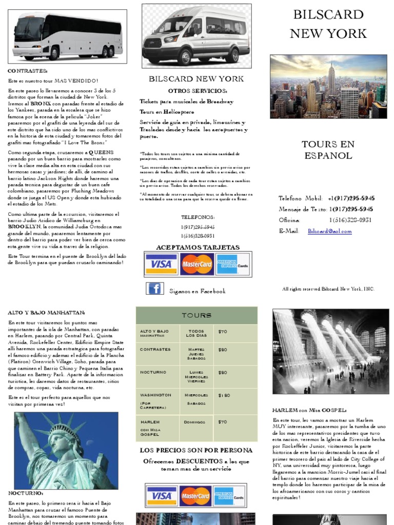 BROCHURE Actualizado | PDF | Manhattan | Nueva York