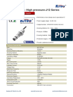 KJT Sensors - High Pressure-J12 Series: Proximity Sensor - DC Power Supplies