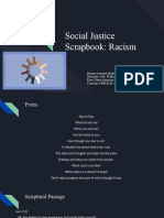 Social Justice Scrapbook Racism