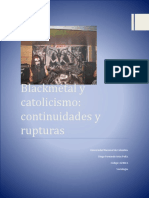 Blackmetal y Catolicismo Continuidades y