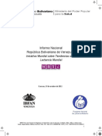 Informe Nacional República Bolivariana de Venezuela - Iniciativa Mundial Sobre Tendencias de La Lactancia Mundial - 2012