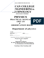 Physics Manual2022 - 23