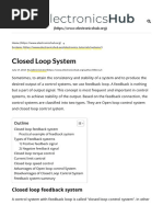 Closed Loop System - ElectronicsHub