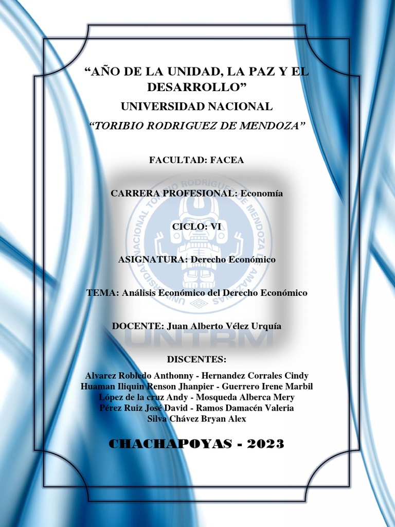 Análisis Económico Del Derecho Económico PDF Derecho y economía