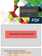 Aula 3 - Introdução Hidrocarbonetos - Nomenclatura Geral