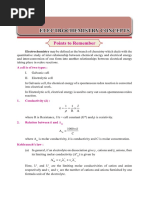 Electrochemistry