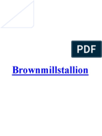 Brown Mill Stallion
