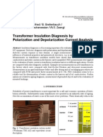 Transformer Insulation Diagnosis by Polarization and Depolarization Current Analysis