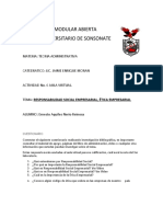 UMA SEXTA ACTIVIDAD DE TEORIA ADMINISTRATIVA I CICLO 2020 Modificada