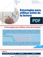 Estrategias para Utilizar Antes de La Lectura 2