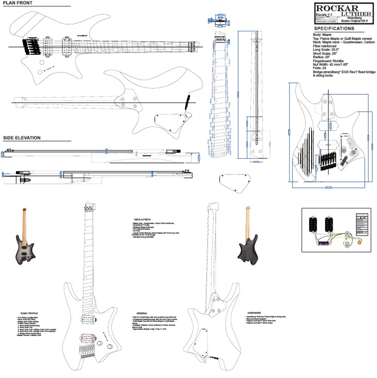 Strandberg Boden 6 NX 2022 Full Rockar | PDF | Guitar Family ...