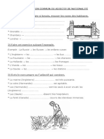 Les Noms Propres Noms Communs Et Adjectifs de Nationalite Exercices