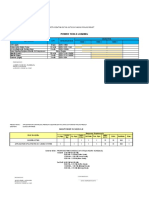 Manpower Requirement AND Power Tools Loading Schedule