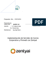 Correo Corporativo Zimbra Firewall MAQPOL