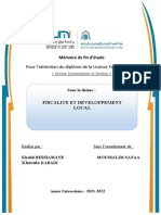 Projet de Fin D'etude Fiscaliter Et Developement