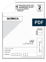 Discursiva - Química 2018