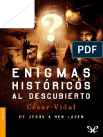 Enigmas Historicos Al Descubierto Cesar Vidal