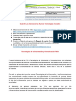 2do Periodo Guía N3 Los Efectos de Las Nuevas Tecnol Sociales 4tos