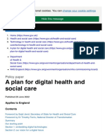 A Plan For Digital Health and Social Care - GOV - UK