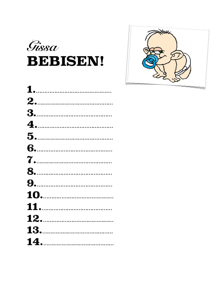 Gissa Bebisen PDF