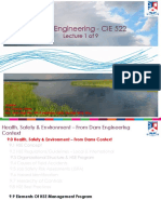Dam Engineering CIE 522 - Lecture 1 - Chapter 9 - 03032023