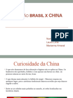 EXPORTAÇÃO Brasil X China