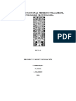 Esquema de Proyecto de Investigacion