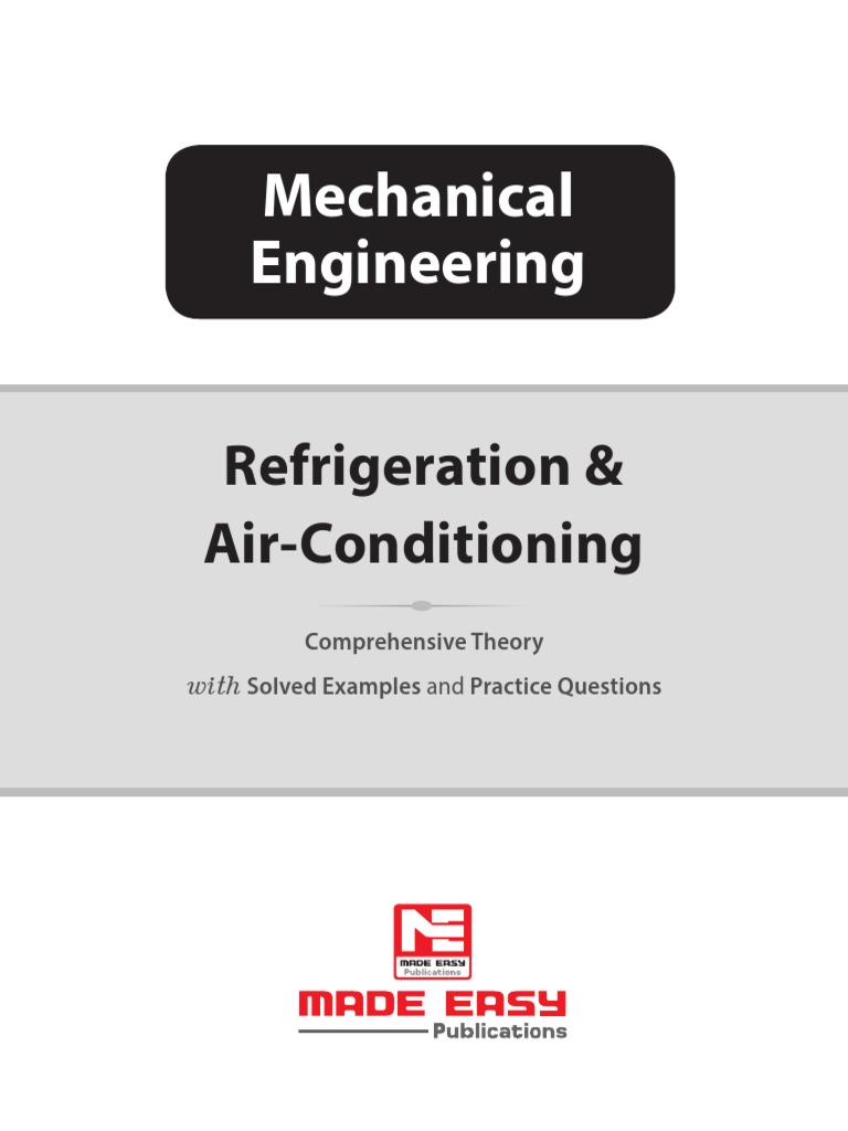 Mechanical Engineering Refrigeration & AirConditioning PDF