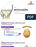 Aula 3 - Articulações, Miologia e Mecanismo de Contração Muscular