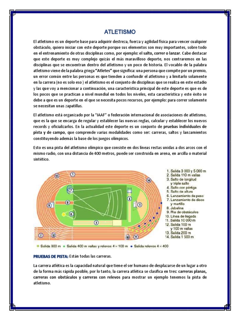 Atletismo 1 | PDF | Deporte del atletismo | Deportes