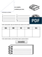 Cartilha de Alfabetização em PDF