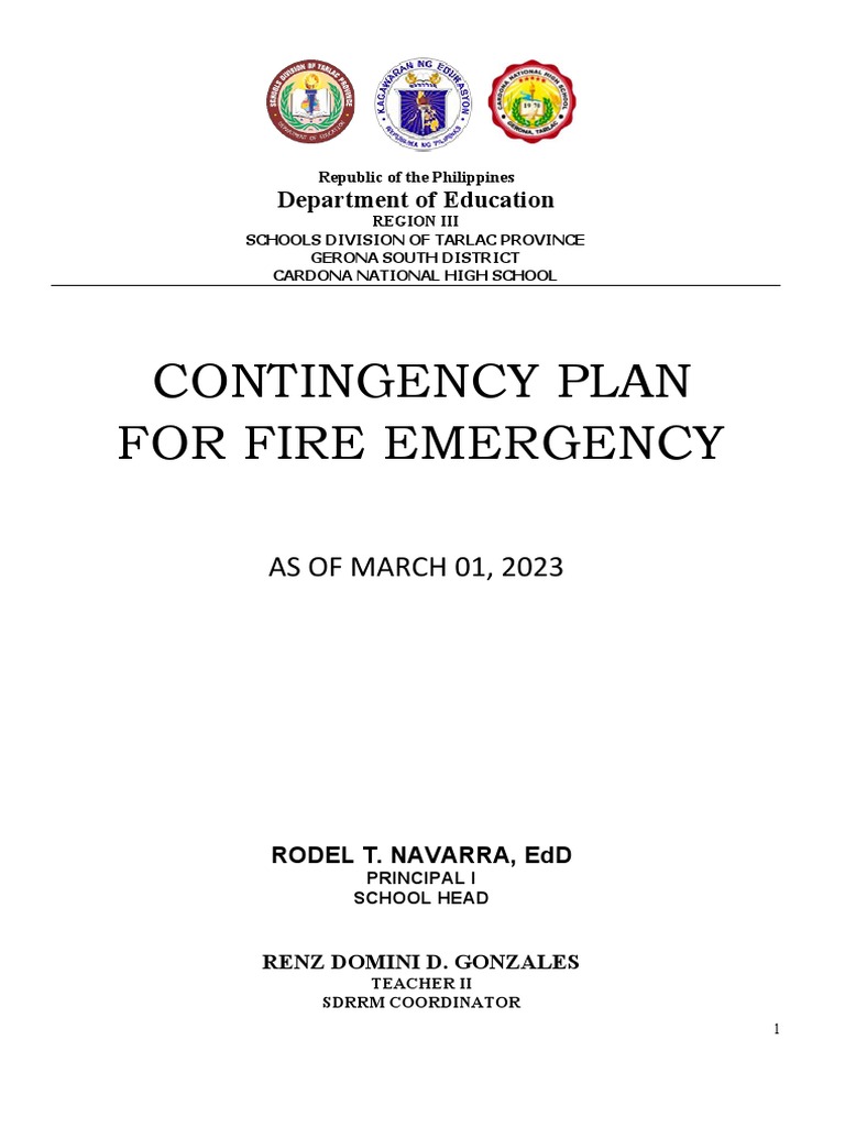 Sample Client Contingency Plan