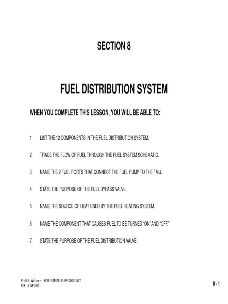62308 Fuel Distribution System PDF Pump Valve