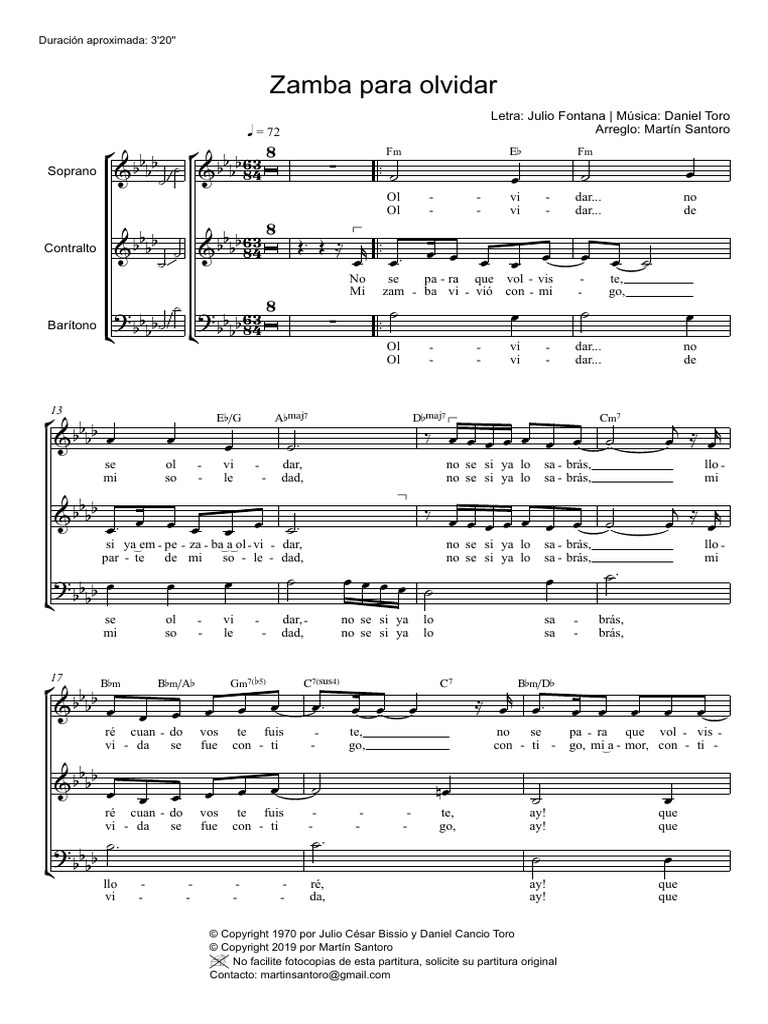 Zamba para Olvidar PDF