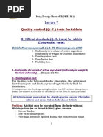 ICH Q4B Dissolution Test Guidelines | PDF