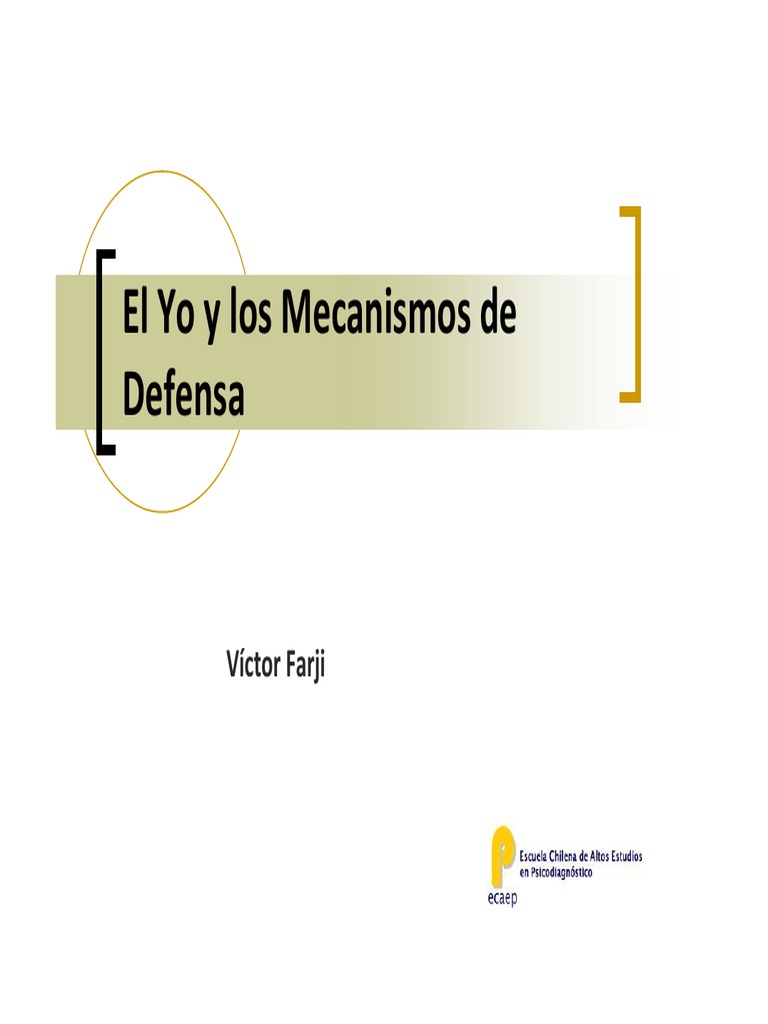 El Yo y sus Mecanismos de Defensa | PDF | Disociación (psicología ...