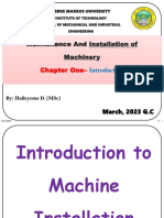 Lecture - 1@2 PPT (Machine Installation)