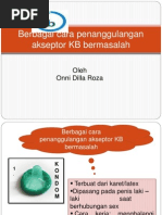 Download Berbagai Cara Penanggulangan Akseptor KB Bermasalah by Dinda Fironia SN64919396 doc pdf