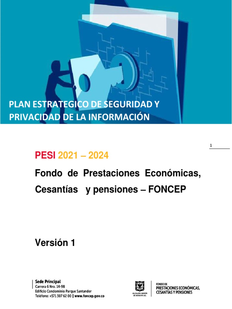 Plan Estrategico de Seguridad y Privacidad de La Información | PDF | La ...